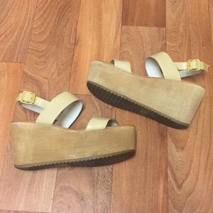 Nude Platform Sandals